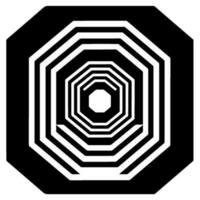 geometrisk illusion abstrakt grafisk design vektor