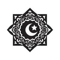 islamisch Vektor Ornament Vektor Illustration, islamisch Silhouette