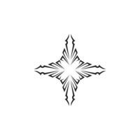 stjärna glans logotyp och design vektor