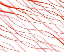 abstrakte rote Welle auf weißem Hintergrund vektor