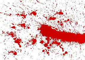 Blut spritzt Hand gemacht Rückverfolgung von skizzieren, Vektor Illustration
