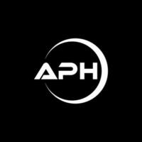 aph Brief Logo Design im Illustration. Vektor Logo, Kalligraphie Designs zum Logo, Poster, Einladung, usw.