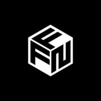 fnf Brief Logo Design im Illustration. Vektor Logo, Kalligraphie Designs zum Logo, Poster, Einladung, usw.