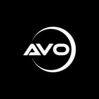 avo Brief Logo Design im Illustration. Vektor Logo, Kalligraphie Designs zum Logo, Poster, Einladung, usw.