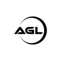 agl Brief Logo Design im Illustration. Vektor Logo, Kalligraphie Designs zum Logo, Poster, Einladung, usw.