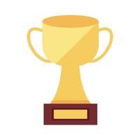 trophy cup award platt stilikon vektor