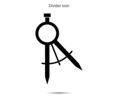 Teiler Symbol, Vektor Illustration