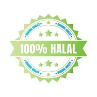 halal auktoriserad bricka, halal mat auktoriserad band bricka, halal produkt certifiering stämpel vektor