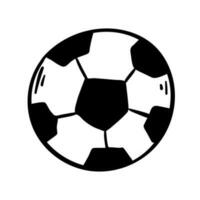 realistisch Fußball Ball oder Fußball Ball auf Weiß Hintergrund. Stil Vektor Ball isoliert auf Weiß Hintergrund