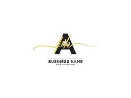 Initiale Luxus aph Logo Symbol Vektor Unterschrift Brief