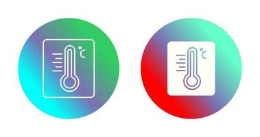 Thermometer-Vektor-Symbol vektor