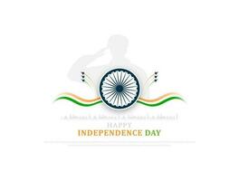 Unabhängigkeit Tag Indien, Vektor Illustration