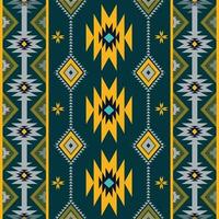 das geometrisch ethnisch Muster von traditionell Stil. Navajo, Amerika indisch Muster. Design zum Hintergrund, Hintergrund, Kleidung, Verpackung, Batik, Stoff, und Drucke. Vektor Illustration.