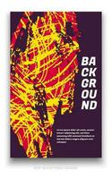abstrakt Grunge Hintergrund Startseite Design mit Bürste Schlaganfälle Konzept. Design Element zum Poster, Zeitschriften, Buch Abdeckungen, Broschüre Vorlage, Flyer, Präsentation. vektor
