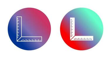 quadratisches Lineal-Vektorsymbol vektor