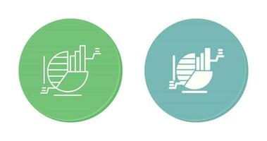 cirkeldiagram vektor ikon