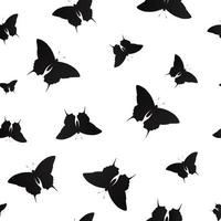nahtlose Musterhintergrundvektorillustration des Schmetterlings vektor