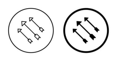 Einzigartiges Pfeil-Vektorsymbol vektor