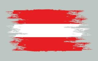 österreichisch Flagge Vorlage Bürste Vektor Illustration
