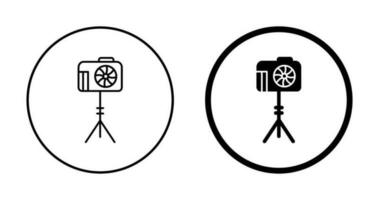 einzigartiges Kamerastativ-Vektorsymbol vektor