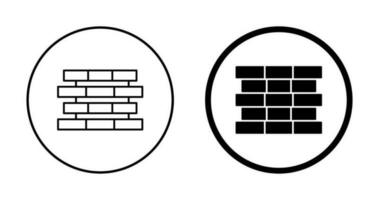 einzigartiges Ziegel-Vektorsymbol vektor