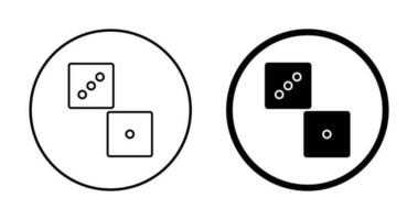 einzigartiges Würfelvektorsymbol vektor