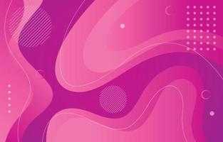 rosa flüssiger Hintergrund mit Farbverlauf vektor