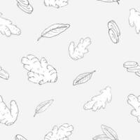 ingefära sömlös mönster på grå bakgrund, för tyger, omslag papper, bakgrund, tapet, och textilier. vektor ritad för hand ingefära sömlös mönster. ingefära rot och skära bitar. detox mat