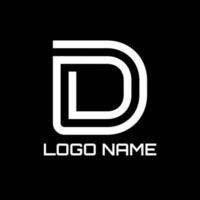 d Initiale modern elegant Symbol Logo Design vektor