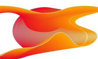 abstrakt färgrik mall vektor bakgrund. orange och röd Färg vad Vinka blandning.
