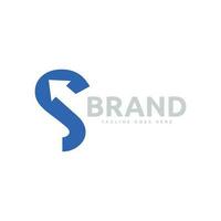 Vektor Brief s Logo mit modern und einzigartig Marketing Konzept Prämie Vektor