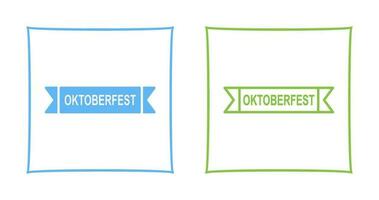 oktoberfest baner vektor ikon