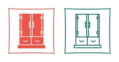 Vektorsymbol für Schrankschubladen vektor