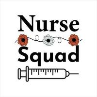 Krankenschwester T-Shirt Design - - Vektor Grafik, typografisch Poster, Jahrgang, Etikett, Abzeichen, Logo, Symbol oder T-Shirt