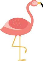 flamingo söt illustration vektor