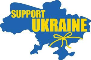 Ukraine Karte mit das Text Unterstützung Ukraine, Ukraine Karte Vektor Illustration, perfekt Zeichen und Etikett zum Unterstützung Ukraine Kampagne, geeignet zum Nachrichten Websites und Broschüren und t Hemd drucken, Minimalismus