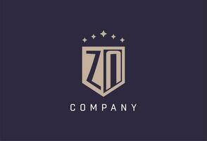 zn Initiale Schild Logo Symbol geometrisch Stil Design vektor