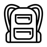 Rucksack-Icon-Design vektor