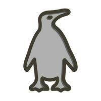 Pinguin-Icon-Design vektor