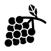 Zinfandel-Trauben-Icon-Design vektor