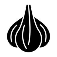 Knoblauch Vektor Glyphe Symbol zum persönlich und kommerziell verwenden.