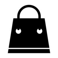 Lebensmittelgeschäft Tasche Vektor Glyphe Symbol zum persönlich und kommerziell verwenden.