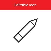 penna ikon, penna fil översikt ikon, penna vektor ikon