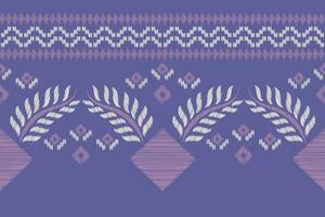 etnisk ikat tyg mönster geometrisk stil.afrikansk ikat broderi etnisk orientalisk mönster violett lila violett bakgrund. abstrakt, vektor, illustration.texture, kläder, scrap, dekoration, matta. vektor