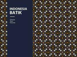 Batik Muster nahtlos Indonesien Element Unabhängigkeit Tag National Zeichnung Jahrgang Mode Vektor