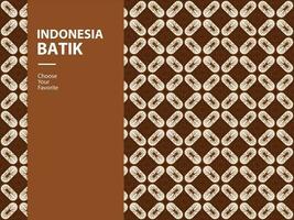 batik mönster sömlös indonesien element oberoende dag nationell teckning årgång mode vektor