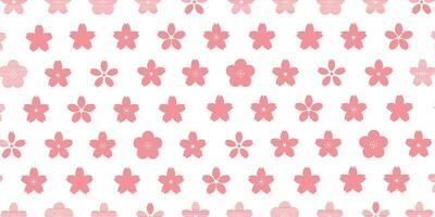 Sakura Blume Muster Design. japanisch Blume Hintergrund vektor