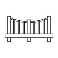 Brücke Symbol Vektor