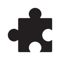 Puzzle-Icon-Vektor vektor