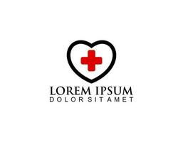 medicinsk apotek logotyp formgivningsmall.- vektor illustratör